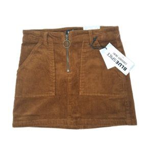 BLUESPICE Corduroy Mini Skirt NEW